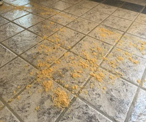 Our advanced tile cleaning technique using sponges along with a superior vacuum and scrum machine. Also good for carpets and area rugs.