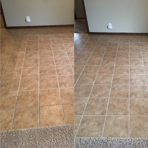 grout and tile scrubbing